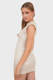 "Miami" dress champagne