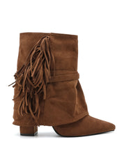 "Fringe" western boots