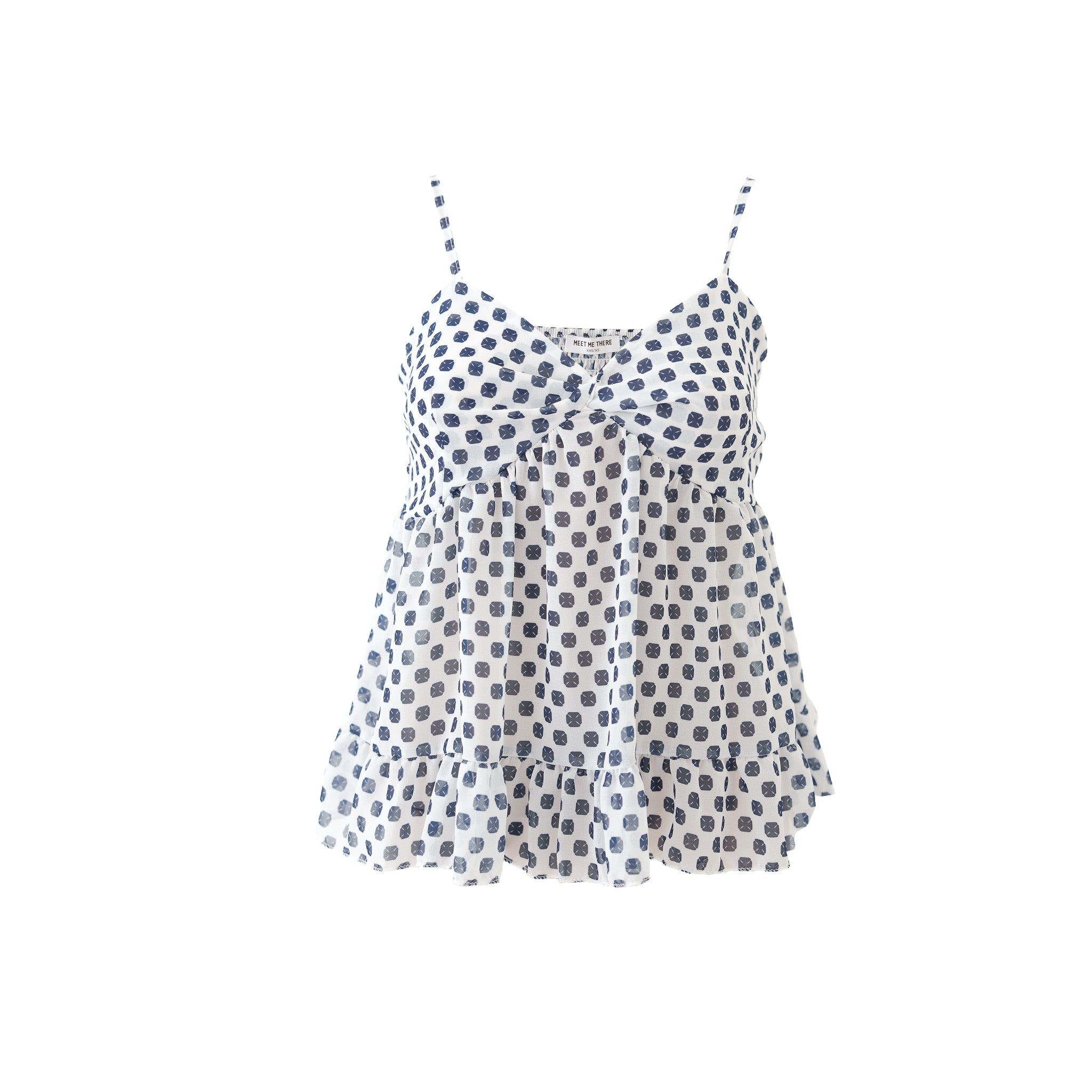 "Ellie" top white
