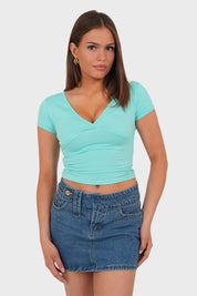 "Viv" top mint
