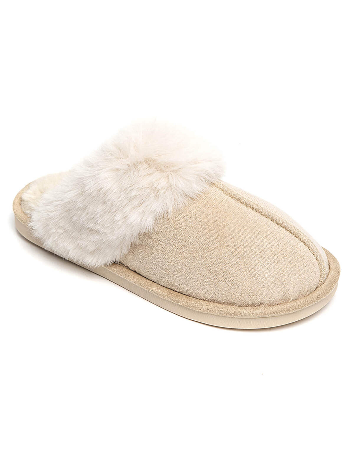 "Cozy" slippers beige