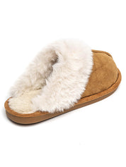 "Cozy" slippers camel