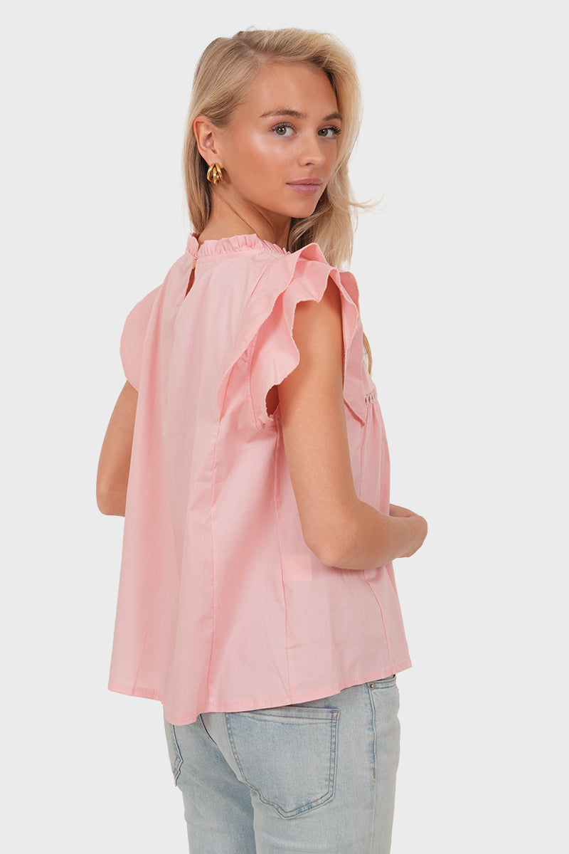 "Dreamy" pink blouse