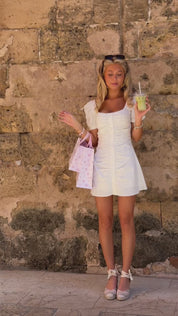 «Ellie»-kjole hvit