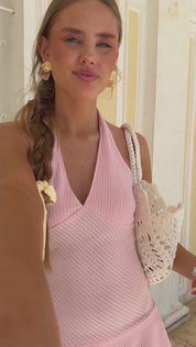 "Chiara” dress pink