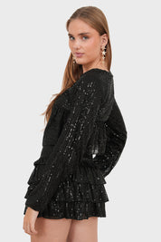"Roxy" top black