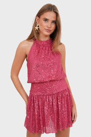 "Madison" dress bright pink