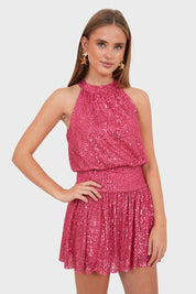 "Madison" dress bright pink
