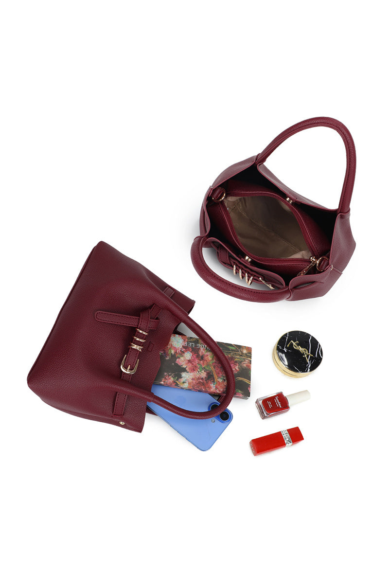 "Mia" bag bordeaux