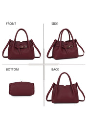 "Mia" bag bordeaux