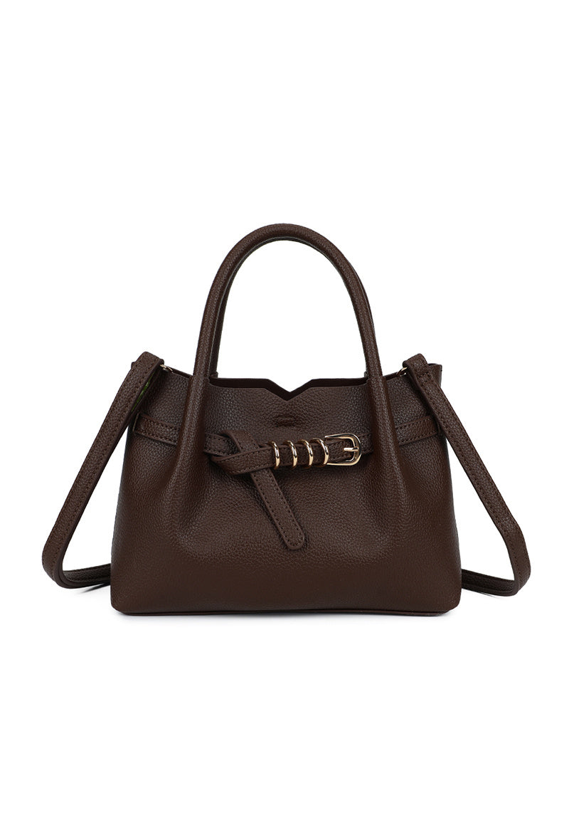 "Mia" bag dark brown