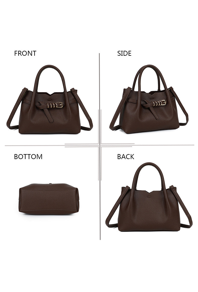 "Mia" bag dark brown