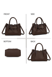 "Mia" bag dark brown