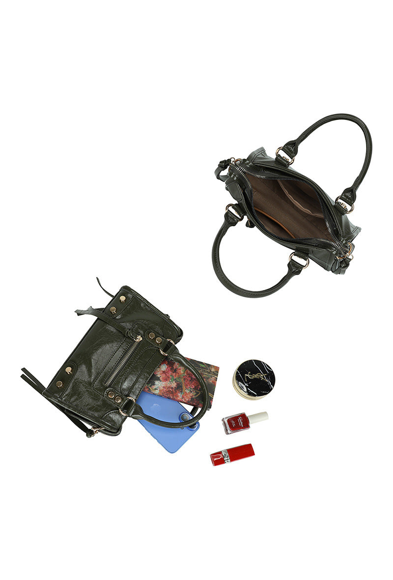"Fenna" Dark Green Bag