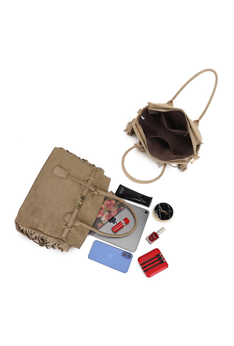 "Candace" bag taupe