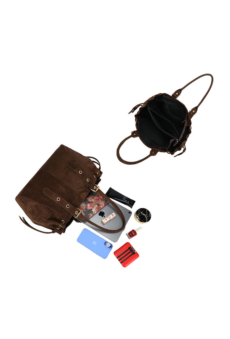 "Evy" bag dark brown