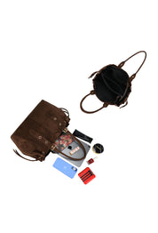 "Evy" bag dark brown