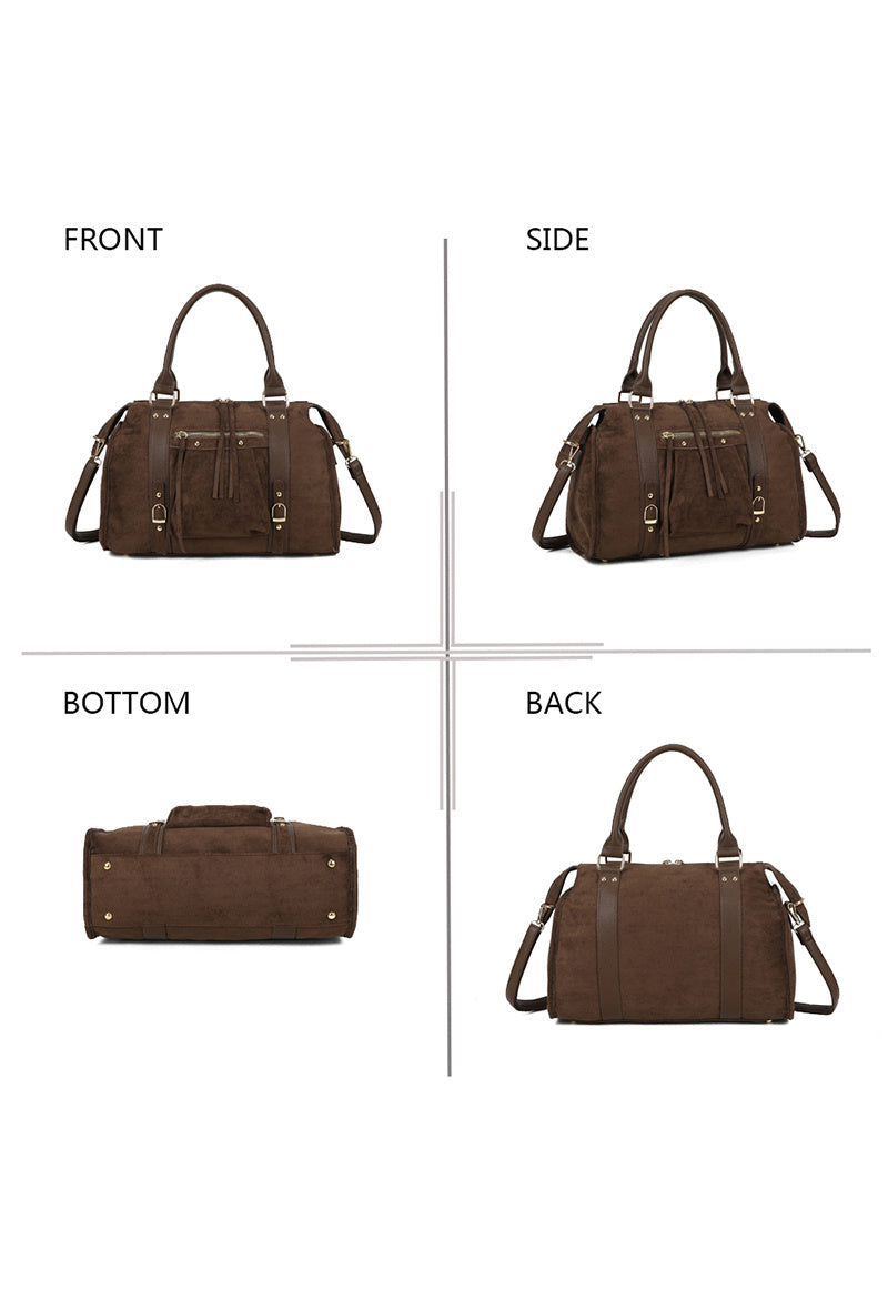 "Cowboy" bag chocolate