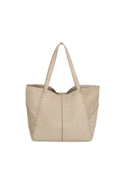 "Stud" bag taupe