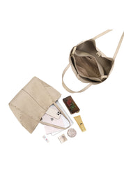 "Stud" bag taupe