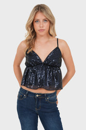 "Kendall" top navy