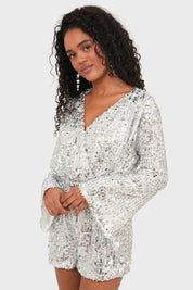 "Starlight" playsuit silver