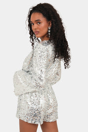 "Starlight" playsuit silver