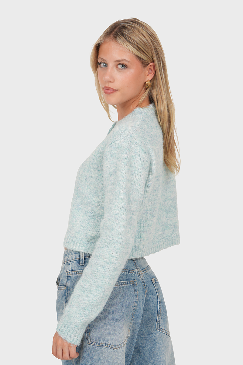 "Evelyn" cardigan light blue