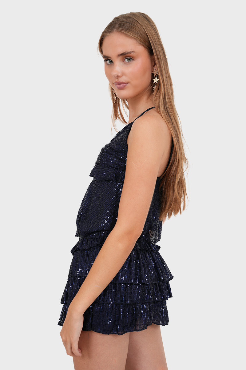 "Spark" skirt navy