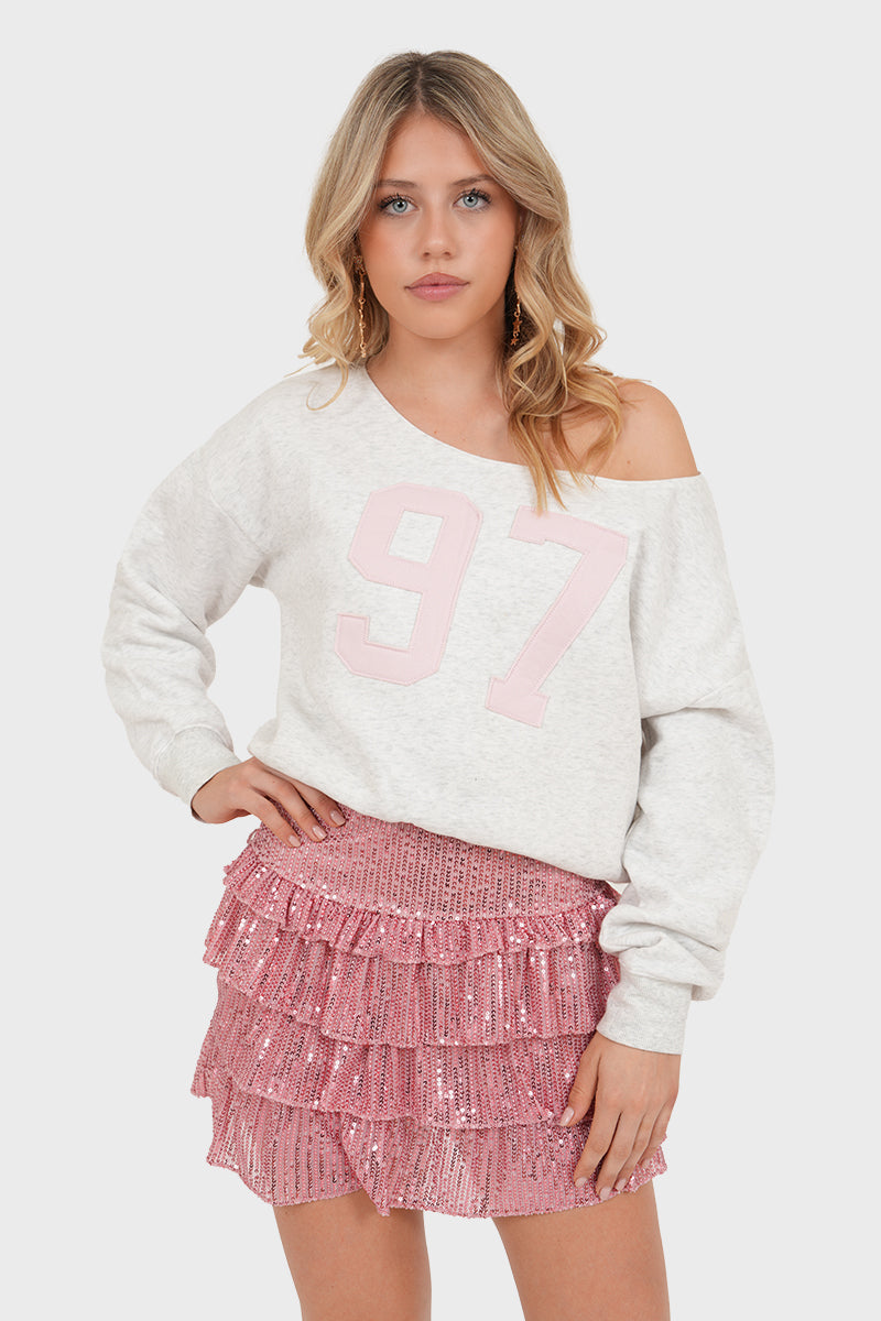 "Spark" skirt pink