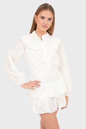 "Toscane" dress white
