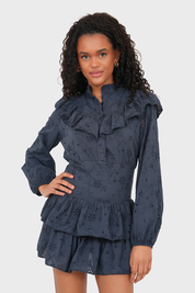 "Toscane" dress navy