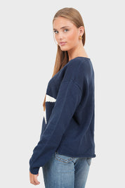 "Starlit" Sweater Navy