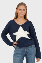 "Starlit" sweater navy (pre-order)