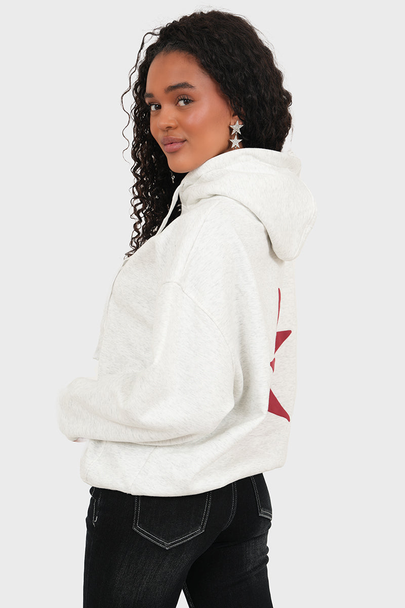 "L'etoile" hoodie bordeaux (pre-order)