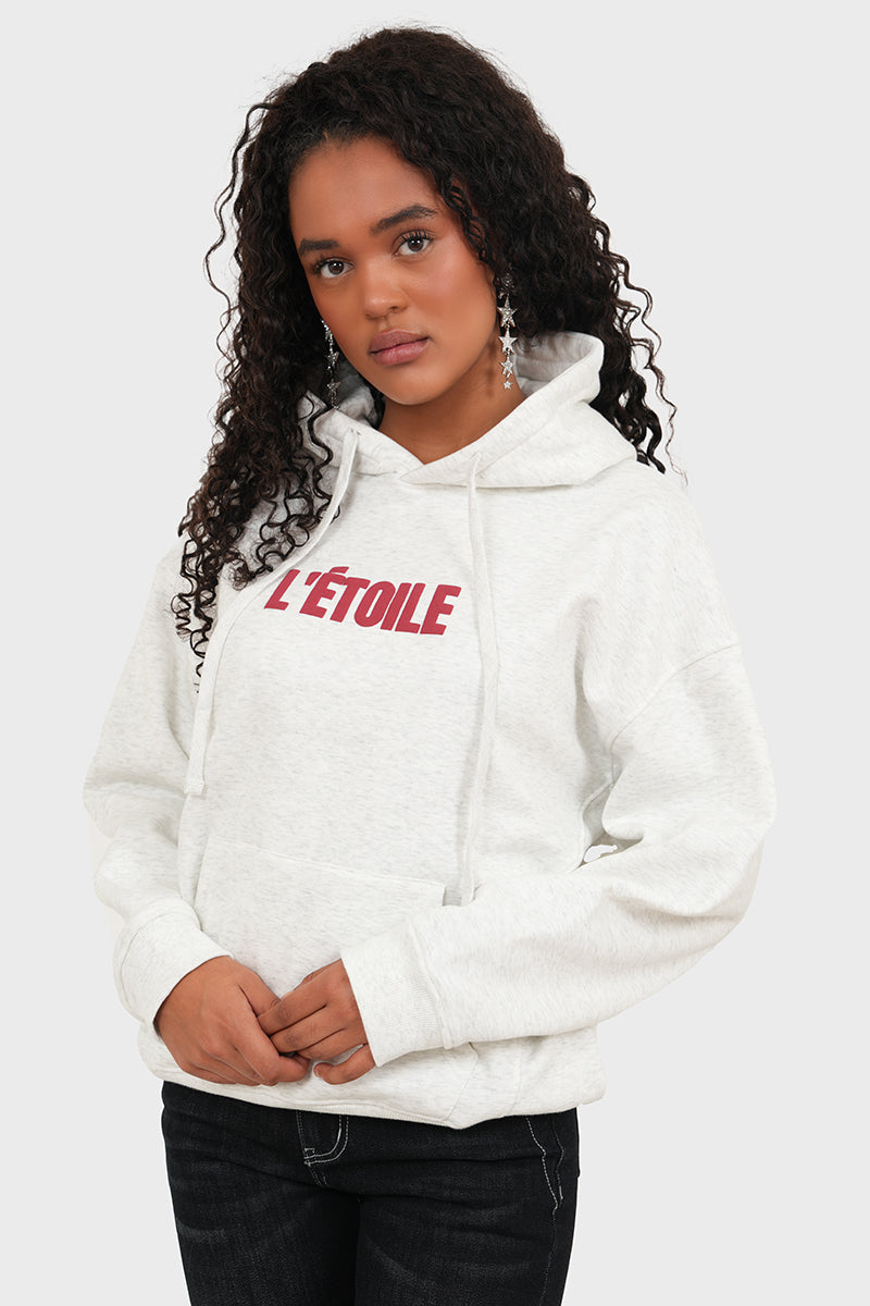 "L'etoile" hoodie bordeaux (pre-order)