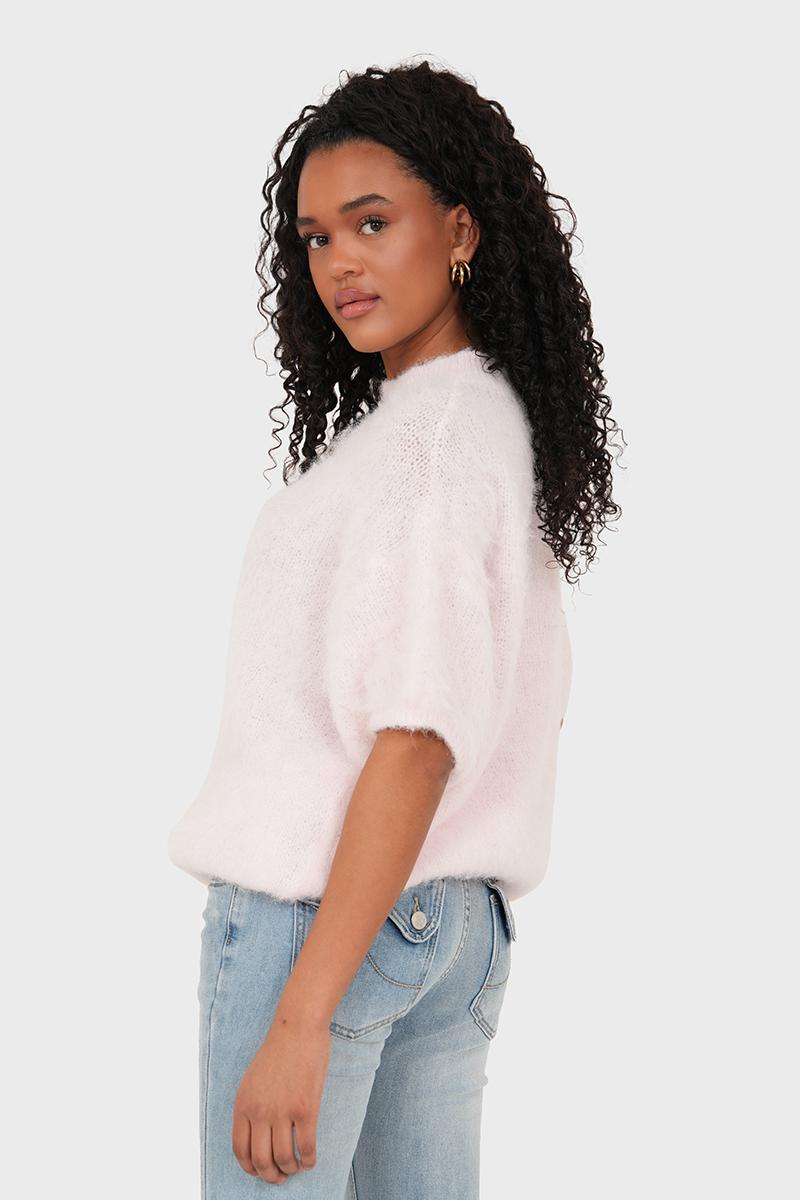 "Noor" sweater light pink
