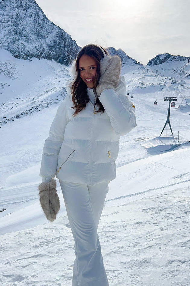 "Snowfall" ski jacket white