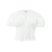 "Skye" blouse white ( PRE ORDER )