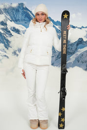 "Snowfall" ski jacket white