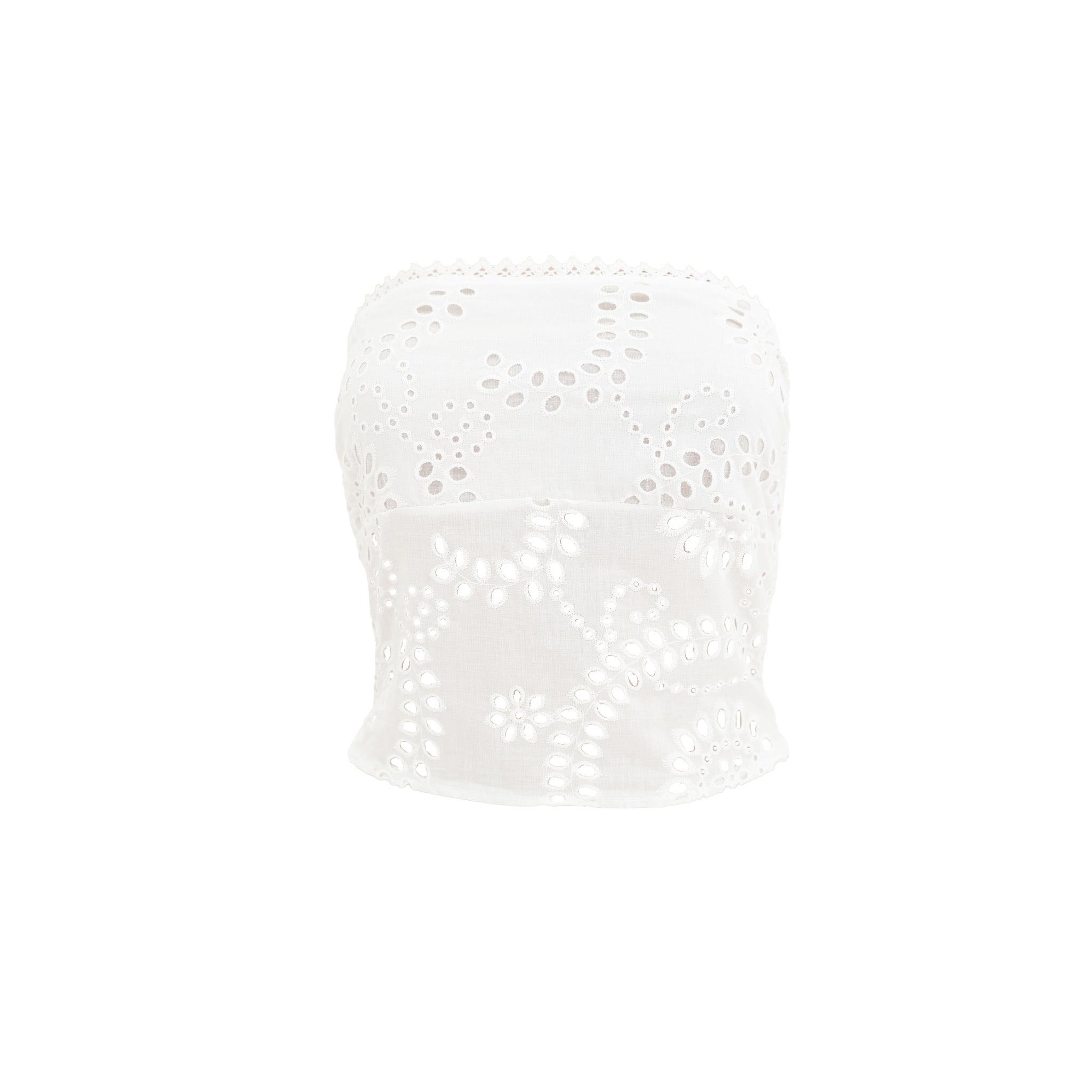 "Lisbon" top white