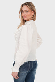 "Luce" blouse white