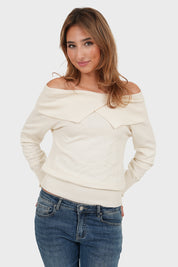 "Hannah" sweater white