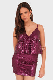 "Kendall" skirt bordeaux