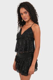 "Spark" skirt black