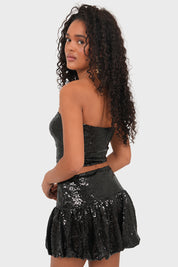 "Bright" skirt black