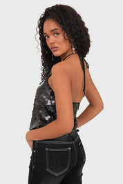 "Moon" top black (pre-order)
